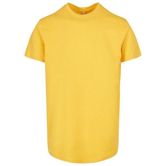 Build Your Brand Mens Basic Round Neck / Taxi Yellow - Picture 1 of 3